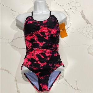 NWT ChampionWomen's Pink and Black Swimsuit